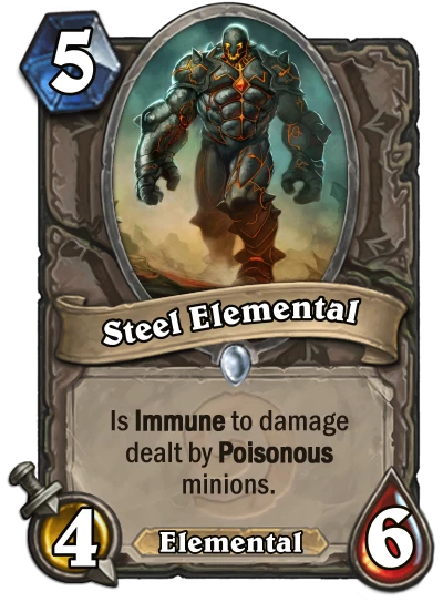 Steel Elemental Custom Hearthstone Card